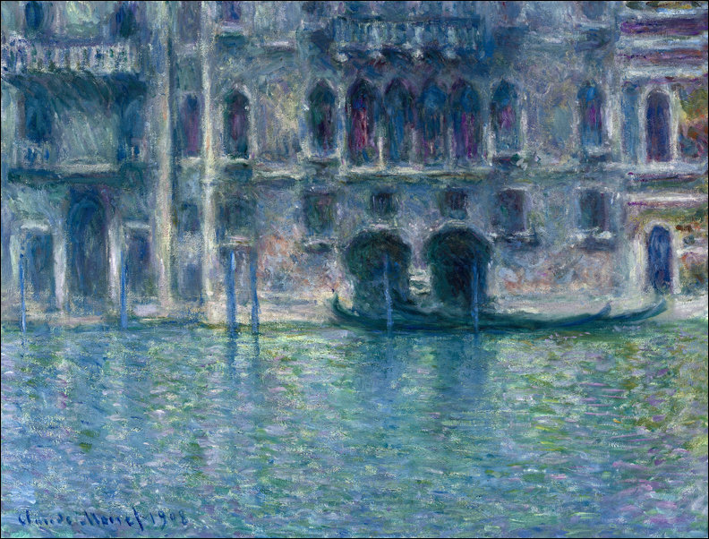 Galeria Plakatu, Plakat, Palazzo da Mula, Venice, Claude Monet, 84,1x59,4 cm