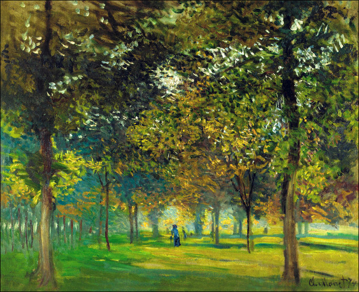 Galeria Plakatu, Plakat, The allee du champ de foire at argenteuil, Claude Monet, 100x70 cm
