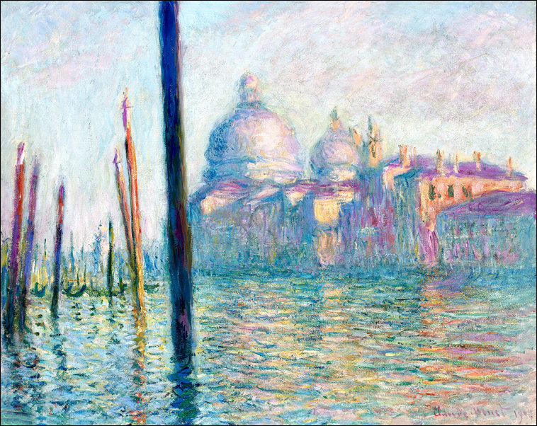 Galeria Plakatu, Plakat, The grand canal in venice, Claude Monet, 100x70 cm