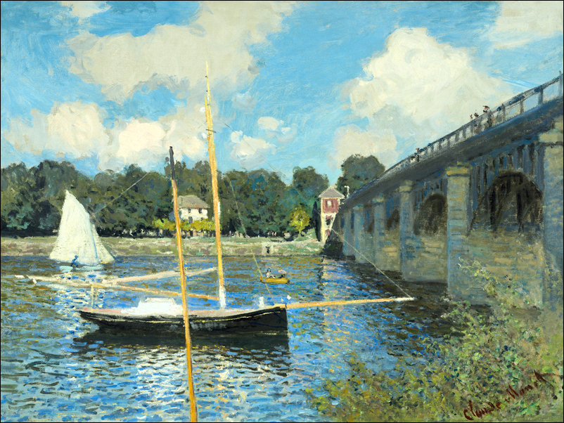 Galeria Plakatu, Plakat, The Bridge at Argenteuil, Claude Monet, 70x50 cm