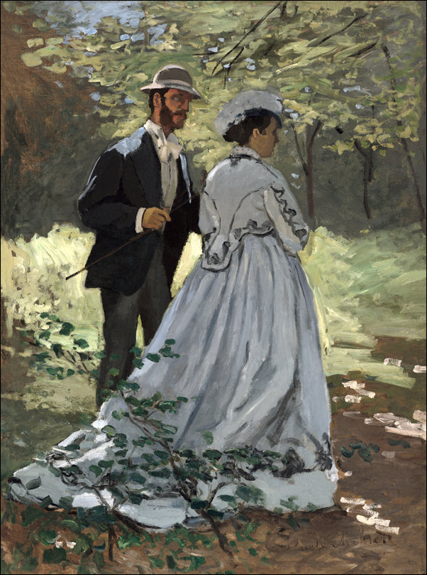 Galeria Plakatu, Plakat, Bazille and Camille (Study for Déjeuner sur l'Herbe), Claude Monet, 61x91,5 cm