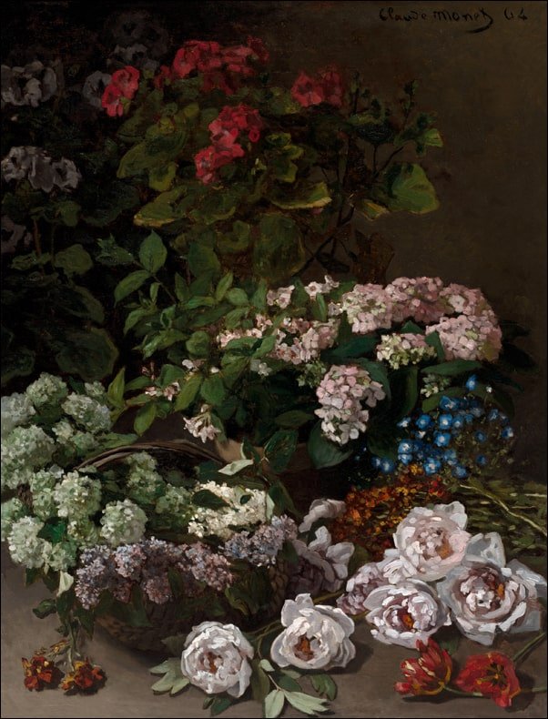 Galeria Plakatu, Plakat, Spring Flowers, Claude Monet, 21x29,7 cm