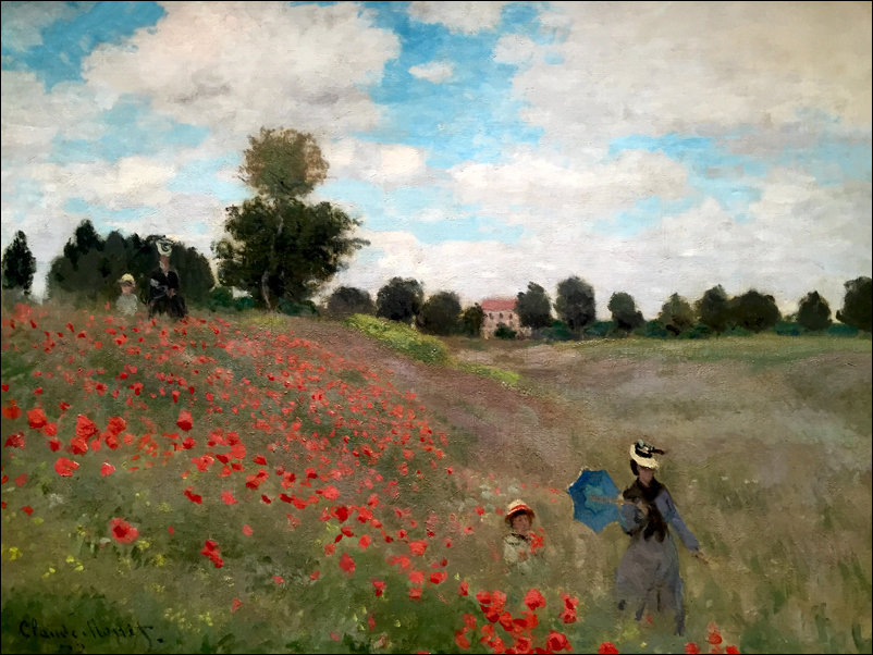 Galeria Plakatu, Plakat, Pole Maków Argenteuil, Claude Monet, 50x40 cm