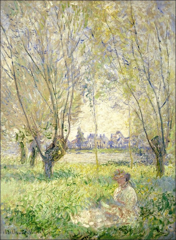 Galeria Plakatu, Plakat, Woman Seated under the Willows, Claude Monet, 40x50 cm
