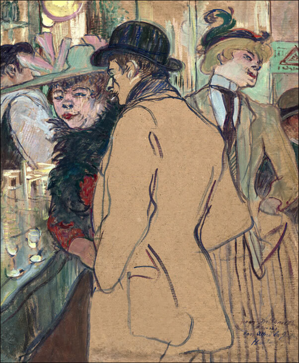 Galeria Plakatu, Plakat, Alfred la Guigne, Henri de Toulouse-Lautrec, 30x40 cm