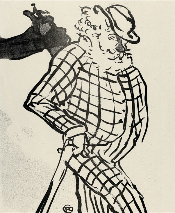 Galeria Plakatu, Plakat, American Singer (from Le Café Concert), Henri de Toulouse-Lautrec, 70x100 cm