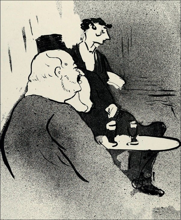 Galeria Plakatu, Plakat, Ducarre at Les Ambassadeurs (from Le Café Concert), Henri de Toulouse-Lautrec, 50x70 cm
