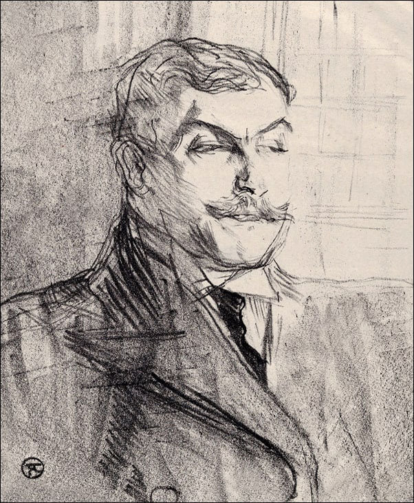 Galeria Plakatu, Plakat, Lucien Guitry, Henri de Toulouse-Lautrec, 30x40 cm