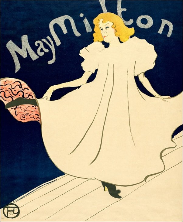Galeria Plakatu, Plakat, May Milton, Henri de Toulouse-Lautrec, 21x29,7 cm