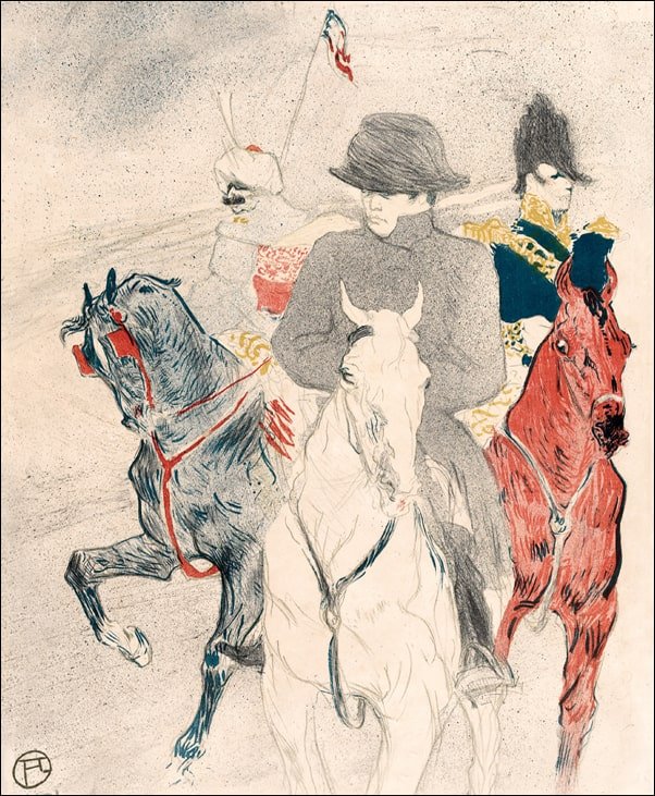Galeria Plakatu, Plakat, Napoleon, Henri de Toulouse-Lautrec, 50x70 cm