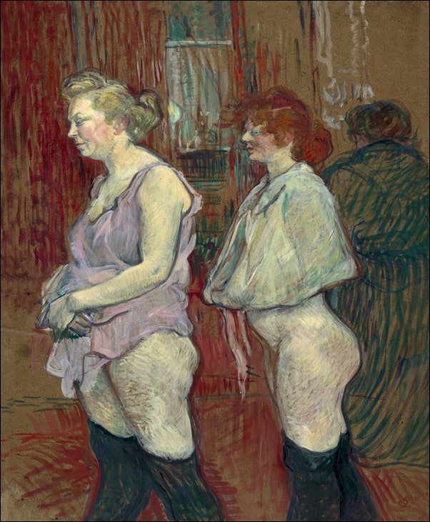Galeria Plakatu, Plakat, Rue des Moulins, Henri de Toulouse-Lautrec, 50x70 cm