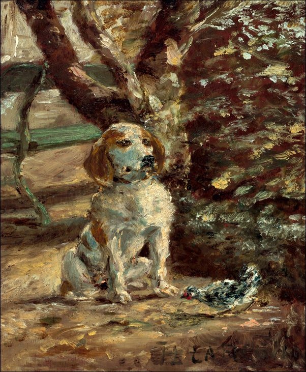 Galeria Plakatu, Plakat, The Artist_s Dog Flèche, Henri de Toulouse-Lautrec, 42x59,4 cm