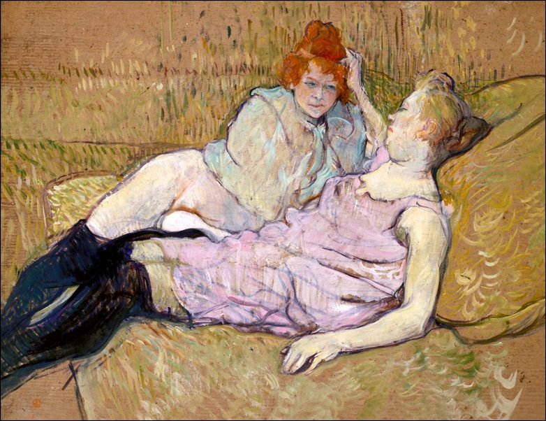 Galeria Plakatu, Plakat, The Sofa, Henri de Toulouse-Lautrec, 70x50 cm