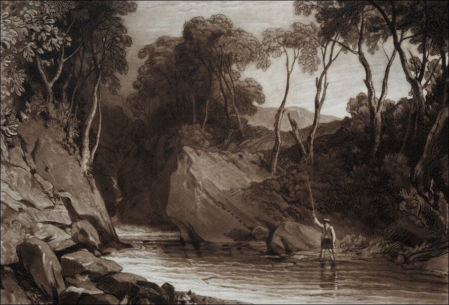Galeria Plakatu, Plakat, Liber Studiorum Near Blain Athol, Scotland, William Turner, 100x70 cm