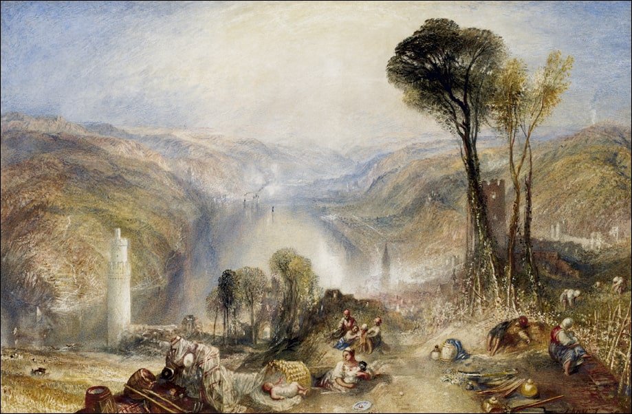 Galeria Plakatu, Plakat, Oberwesel, William Turner, 100x70 cm