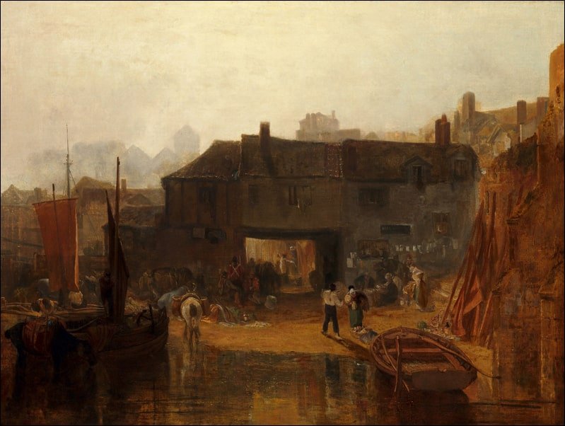 Galeria Plakatu, Plakat, Saltash with the Water Ferry, Cornwall, William Turner, 50x40 cm