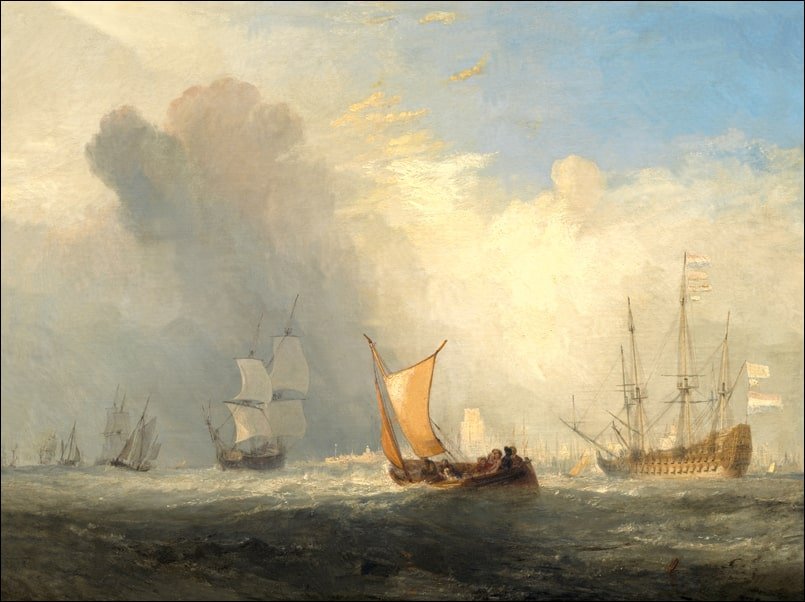 Galeria Plakatu, Plakat, Rotterdam Ferry Boat, William Turner, 100x70 cm