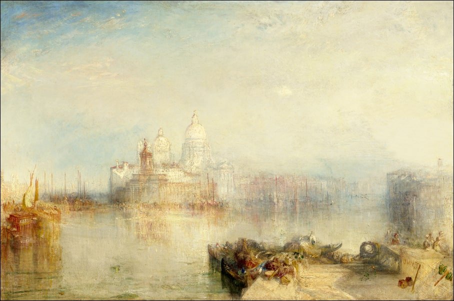Galeria Plakatu, Plakat, The Dogana and Santa Maria della Salute, Venice, William Turner, 100x70 cm