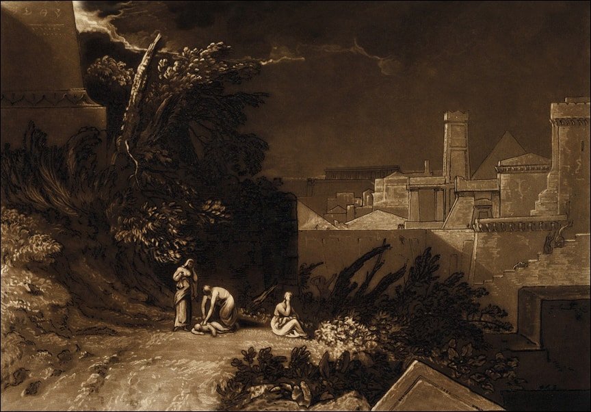Galeria Plakatu, Plakat, The Tenth Plague of Egypt (Liber Studiorum, part xII, plate 61), William Turner, 70x50 cm
