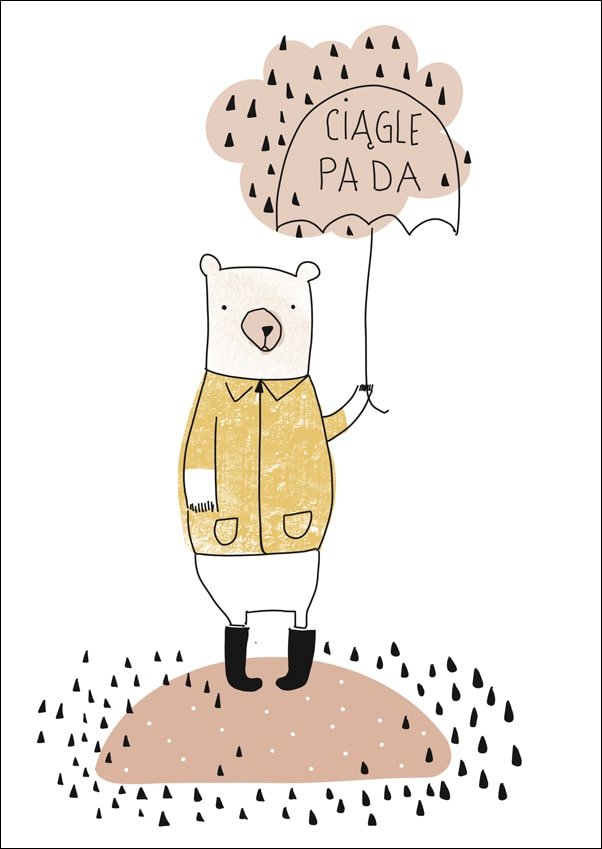 Galeria Plakatu, Plakat, Ciągle Pada, 50x70 cm