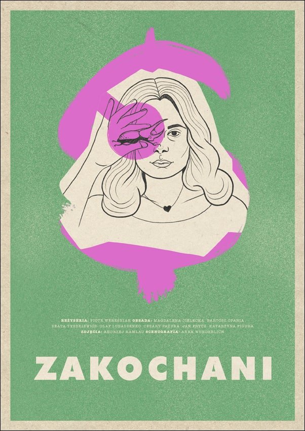 Galeria Plakatu, Plakat, Zakochani, 70x100 cm