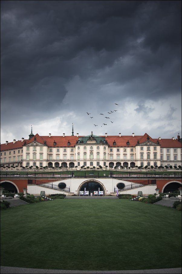 Galeria Plakatu, Plakat, Zamek z ptakami, premium, 40x50 cm