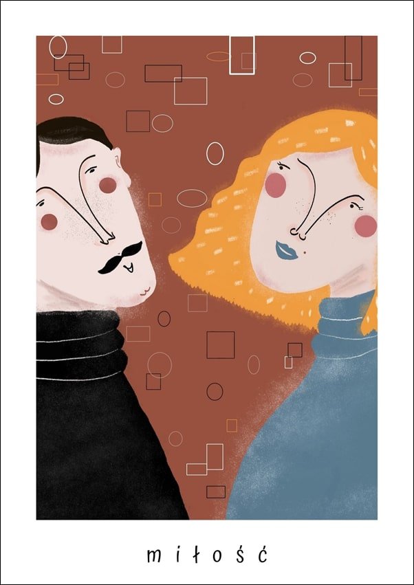 Galeria Plakatu, Plakat, Miłość, 50x70 cm