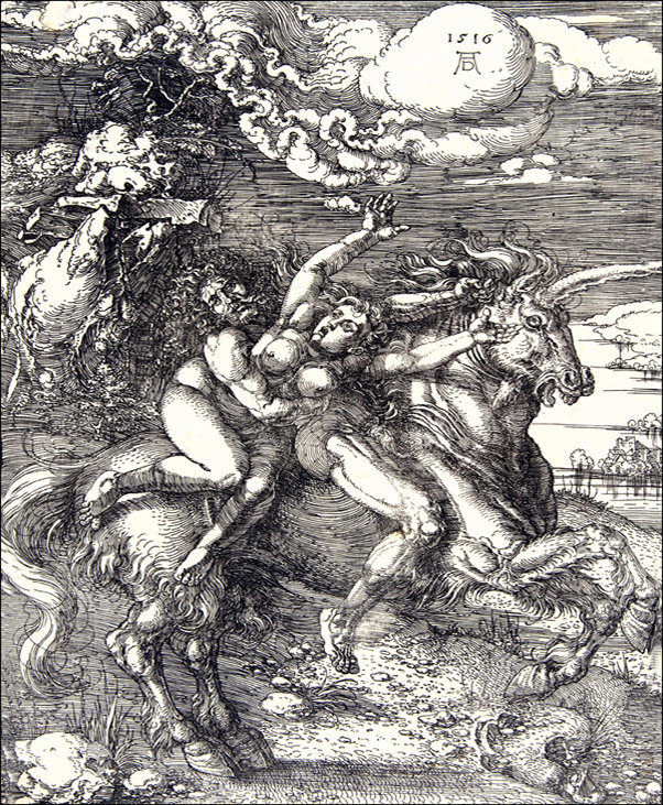 Galeria Plakatu, Plakat, Abduction of Proserpine, Albrecht Durer, 50x70 cm