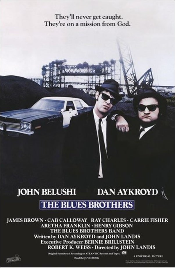 Close, Plakat, CLOSE, Blues Brothers, 61x91,5 cm