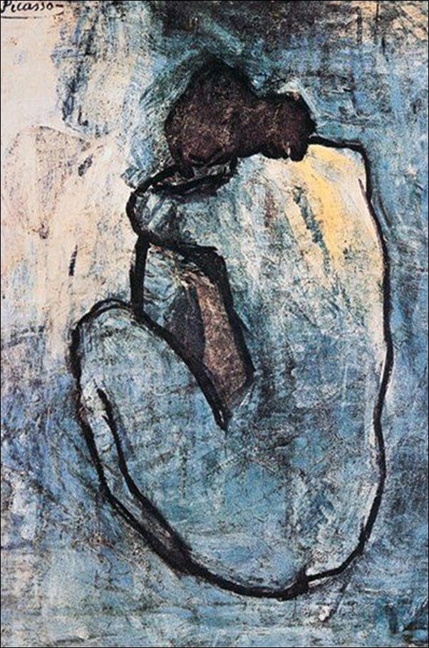 Close, Plakat, Pablo Picasso Blue Nude, 61x91,5 cm
