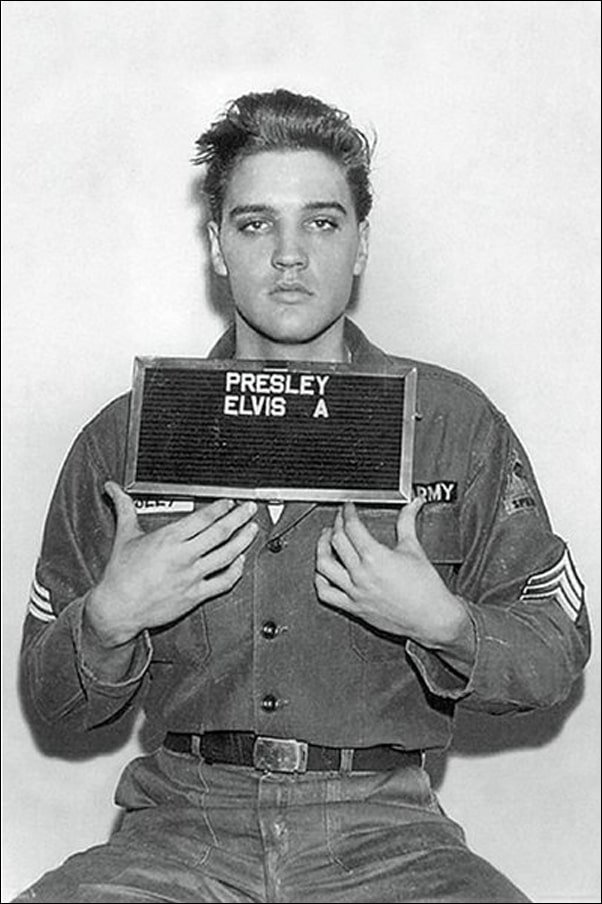 Close, Plakat, CLOSE, Elvis Presley Mugshot, 61x91,5 cm