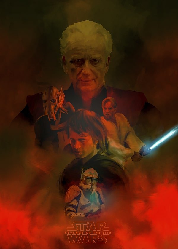 Galeria Plakatu, Plakat, Gwiezdne Wojny, Zemsta Sithów, premium, 20x30 cm
