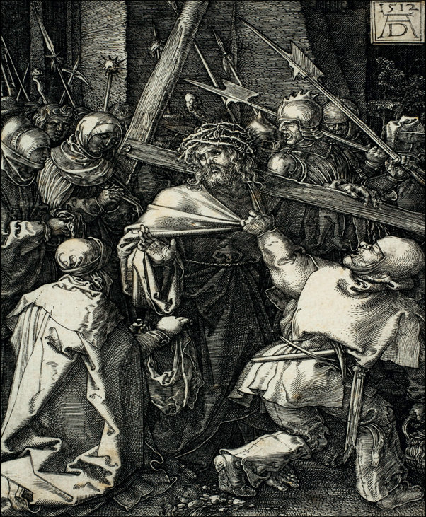Galeria Plakatu, Plakat, Christ Carrying the Cross, from The Passion, Albrecht Durer, 40x50 cm