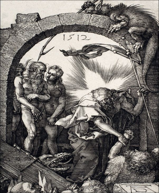 Galeria Plakatu, Plakat, Christ in Limbo, from The Passion, Albrecht Durer, 61x91,5 cm