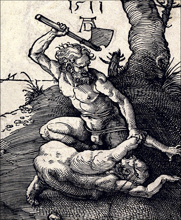 Galeria Plakatu, Plakat, Cain Killing Abel, Albrecht Durer, 50x70 cm