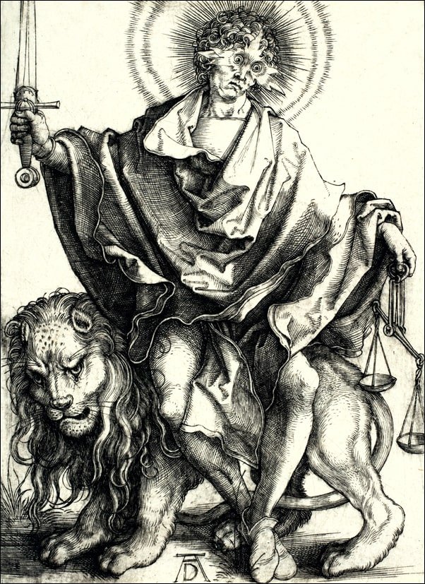 Galeria Plakatu, Plakat, Justice, Albrecht Durer, 30x40 cm