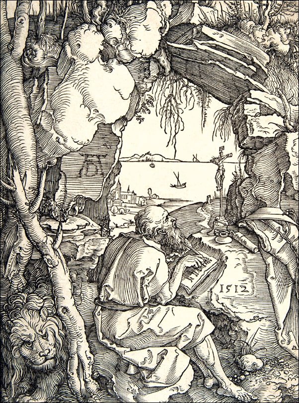 Galeria Plakatu, Plakat, Saint Jerome in a Cave, Albrecht Durer, 50x70 cm