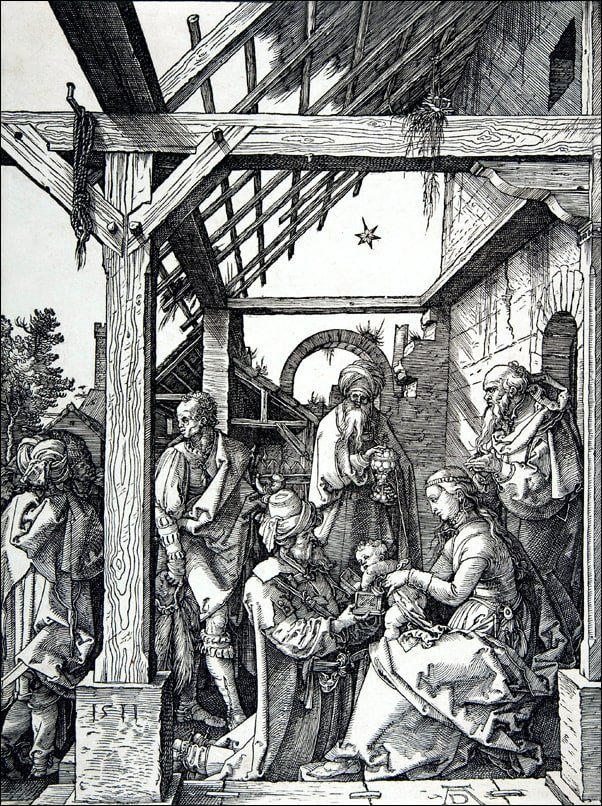 Galeria Plakatu, Plakat, The Adoration of the Magi, Albrecht Durer, 61x91,5 cm