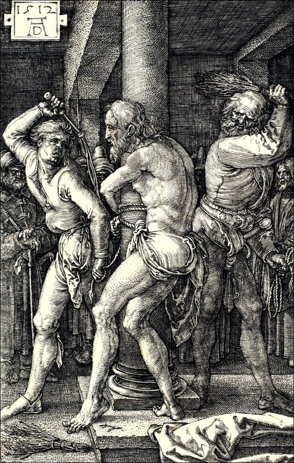 Galeria Plakatu, Plakat, The Flagellation, from The Passion, Albrecht Durer, 70x100 cm
