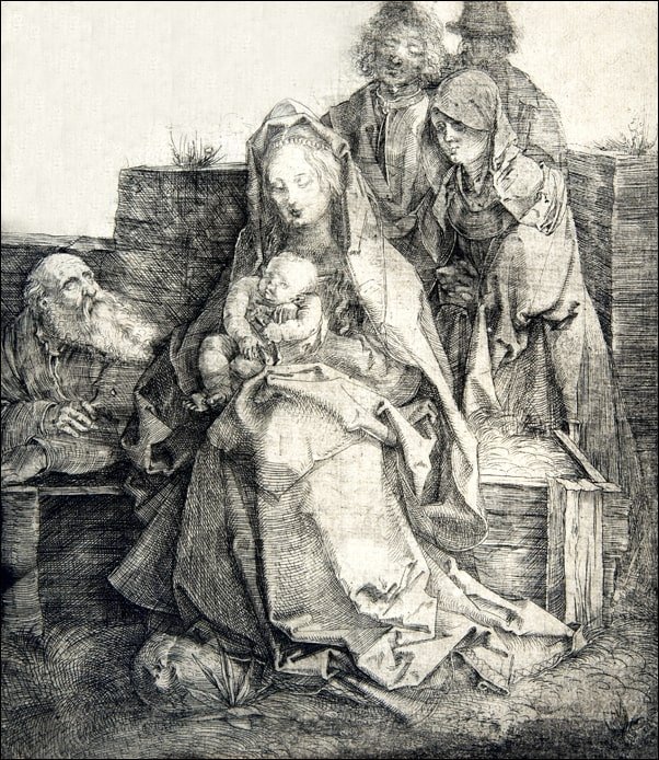 Galeria Plakatu, Plakat, The Holy Family, Albrecht Durer, 50x70 cm
