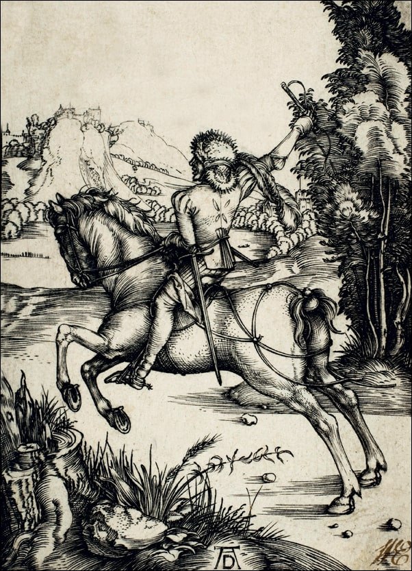 Galeria Plakatu, Plakat, The Little Courier, Albrecht Durer, 50x70 cm