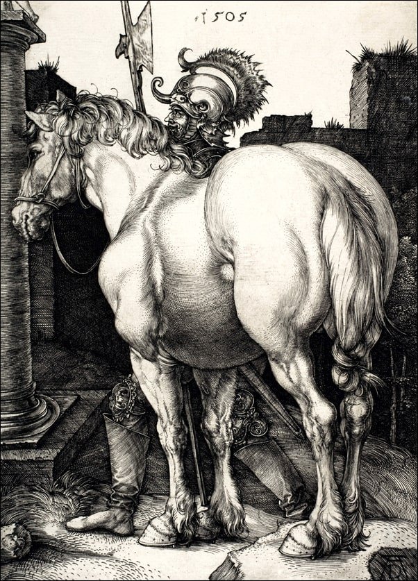 Galeria Plakatu, Plakat, The Large Horse, Albrecht Durer, 59,4x84,1 cm