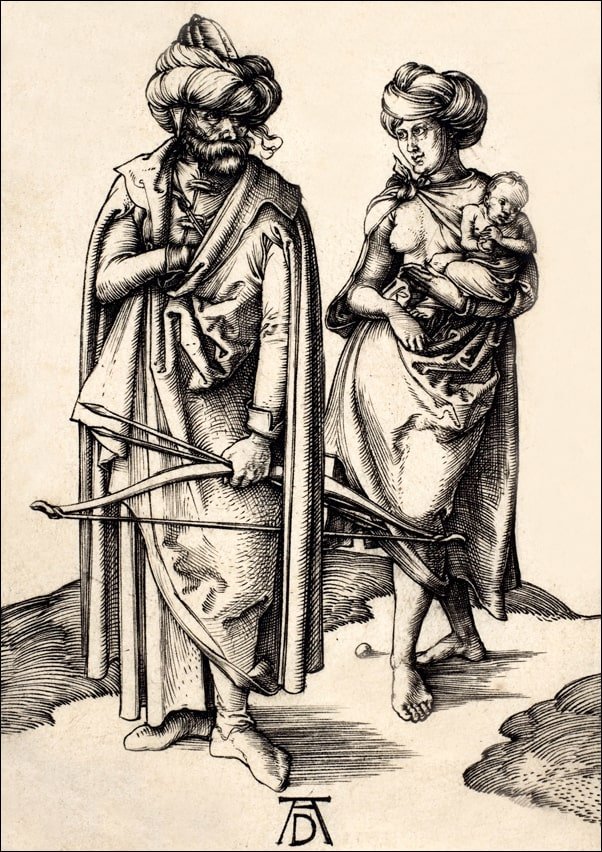 Galeria Plakatu, Plakat, The Turkish Family, Albrecht Durer, 40x50 cm