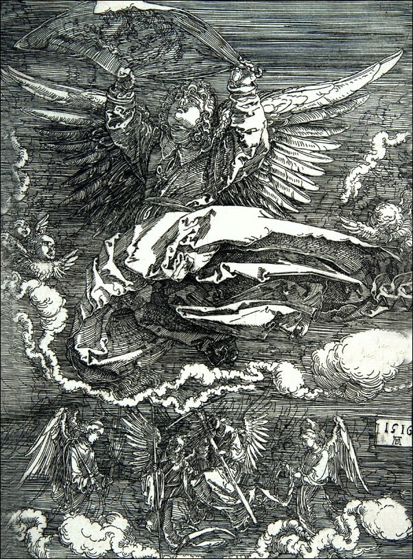 Galeria Plakatu, Plakat, The Sudarium Held by One Angel, Albrecht Durer, 61x91,5 cm