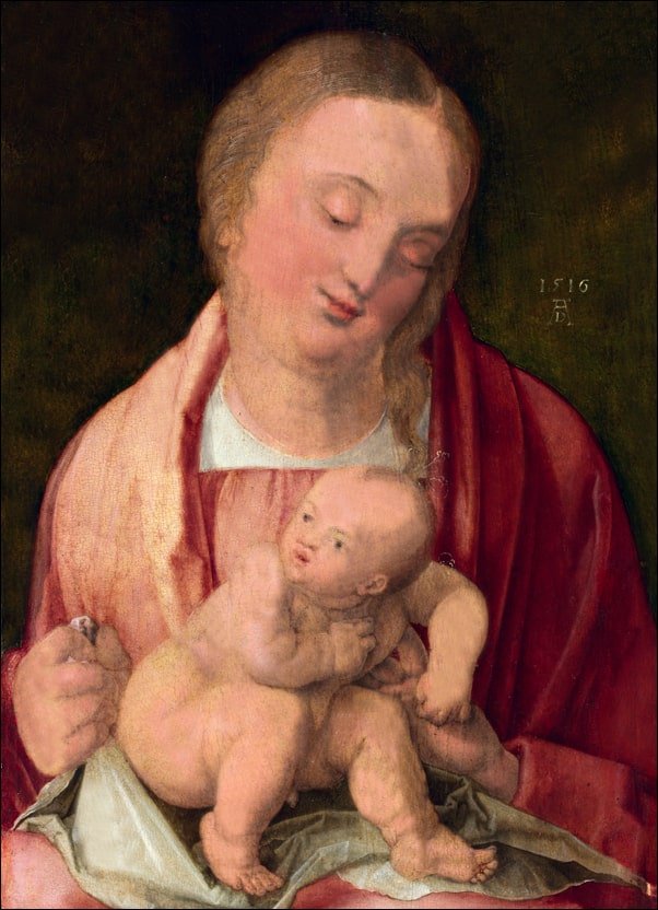 Galeria Plakatu, Plakat, Virgin and Child, Albrecht Durer, 40x50 cm