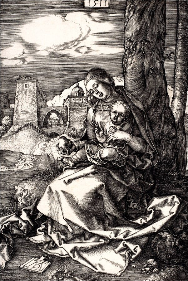 Galeria Plakatu, Plakat, Virgin and Child with the Pear, Albrecht Durer, 50x70 cm