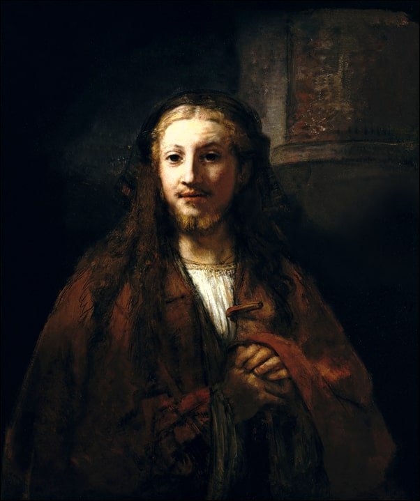 Galeria Plakatu, Plakat, Christ with a Staff, Rembrandt, 50x70 cm