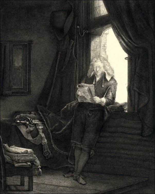 Galeria Plakatu, Plakat, Jan Six, Rembrandt, 61x91,5 cm