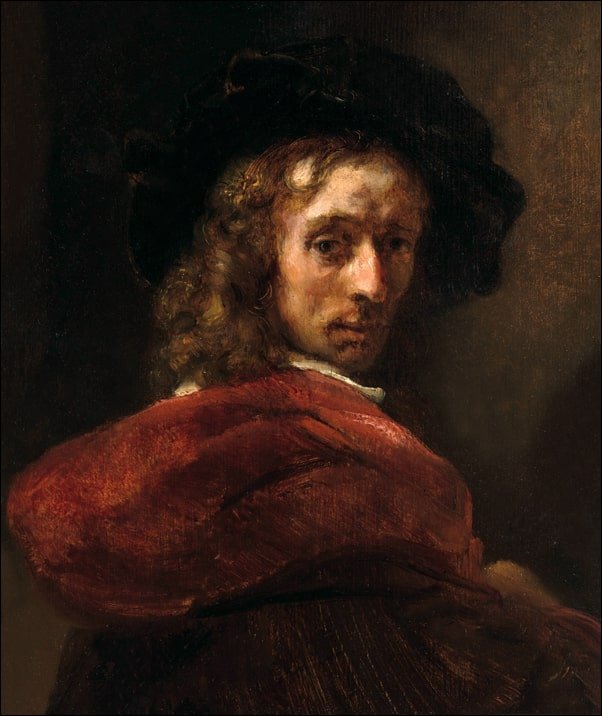 Galeria Plakatu, Plakat, Man in a Red Cloak, Rembrandt, 70x100 cm