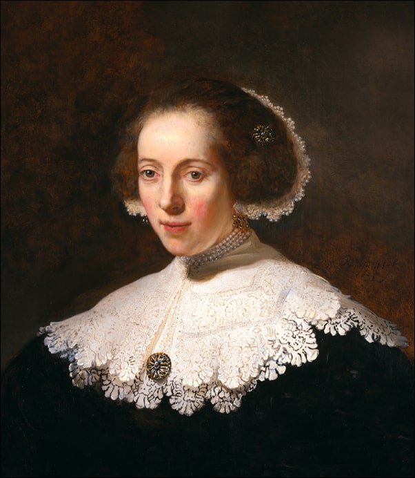 Galeria Plakatu, Plakat, Portrait of a woman, Rembrandt, 30x40 cm